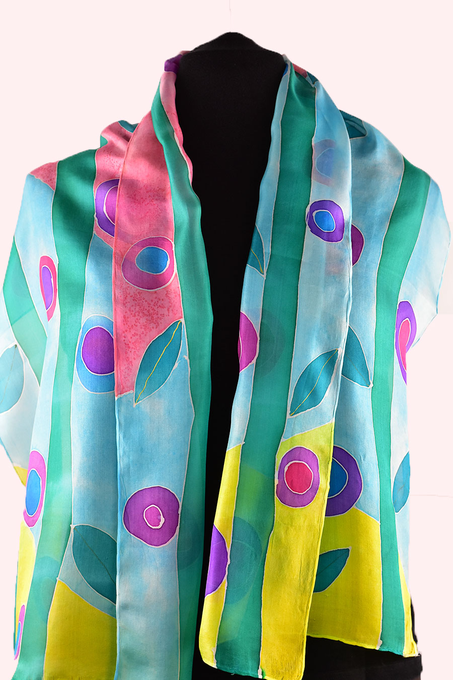 1--Foulard-turquesa-con-flores